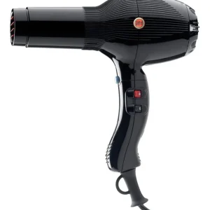 GAMMA + SECADOR 5555 TURBO TOURMALINE HAIRDRYER COLOR BLACK  1875 WATTS  (GP5555B)