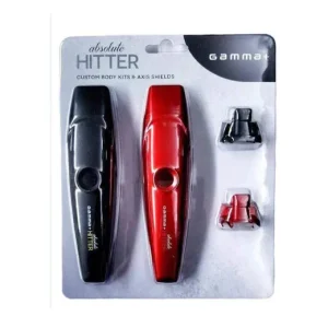 GAMMA + S/C HITTER REPLACEMENT CUSTOM BODY KITS & LIDS METALLIC RED & MATTE BLACK (GPLIDMRC)