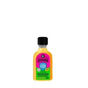 Aceite disciplinante lisos brillo dorado con escudo anti encrespamiento Brilho Ouro Óleo XAPADINHA de LOLA COSMETICS