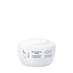 Mascarilla iluminadora revitalizante protectora Illuminating Mask SEMI DI LINO DIAMOND de ALFAPARF